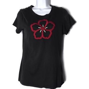 🔥4/25 Lucky Embroidered Tee. Size Medium